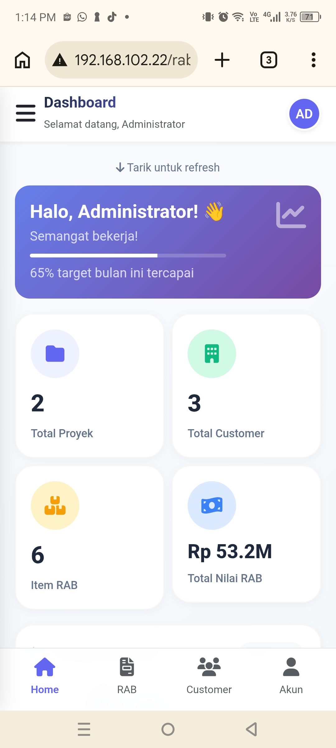 Aplikasi Rabify Suite (Rencana Anggaran Biaya)